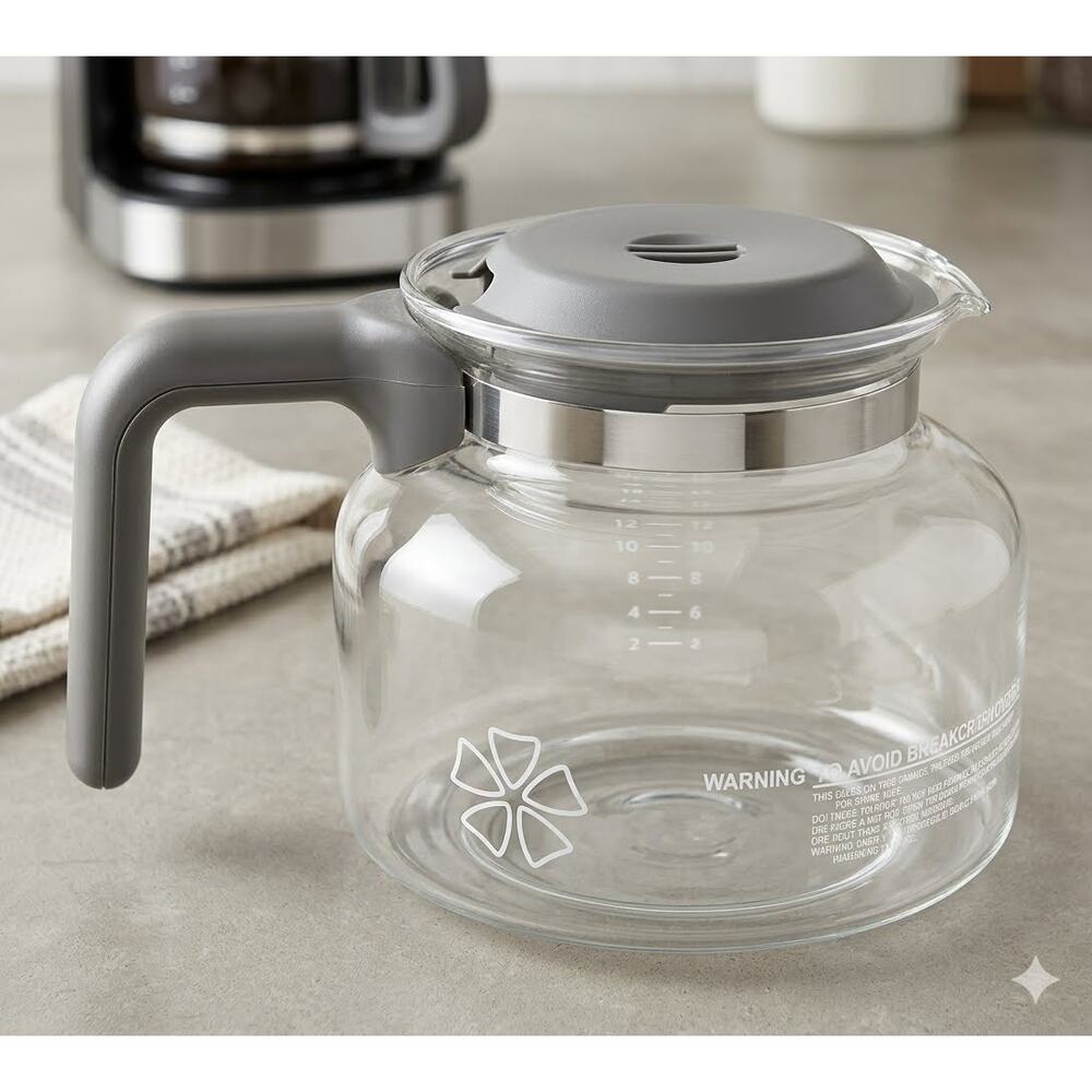 Vintage Proctor Silex 10 Cup Coffee Carafe Replacement Pot Flower Power Retro